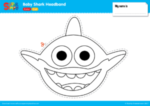 baby shark craft hat 1 300x212