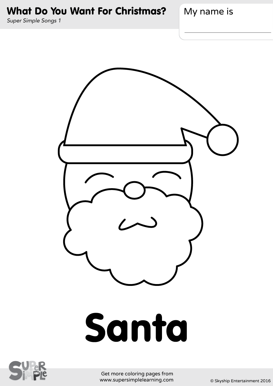 what do you want for christmas coloring pages